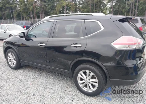 2014 Nissan Rogue Sv z USA, uszkodzony, nr VIN 5N1AT2MV6EC764241